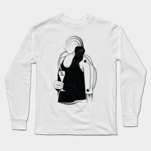 Black & white Elegant Art 20 Long Sleeve T-Shirt